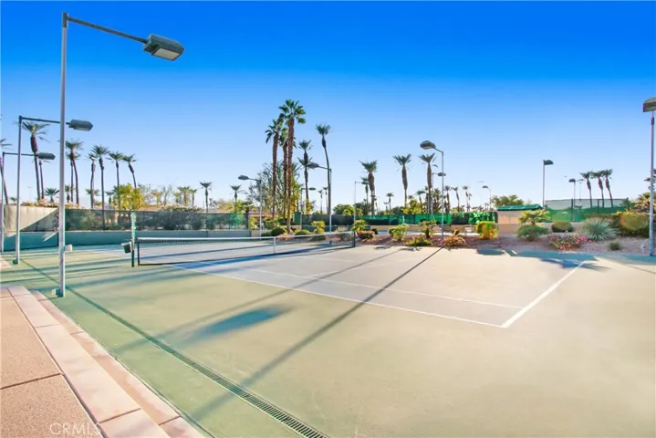 Association tennis courts.
