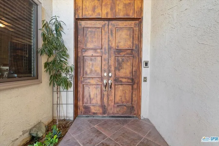 Double front door entry