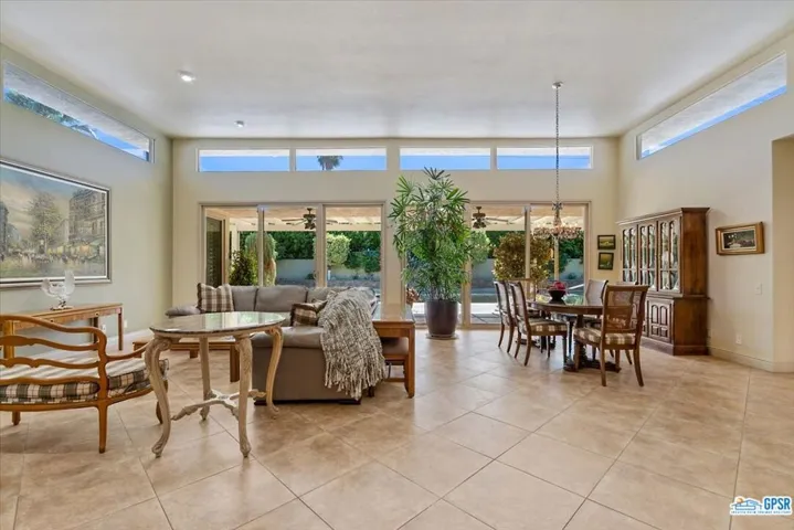 Living Room and Dining Area
