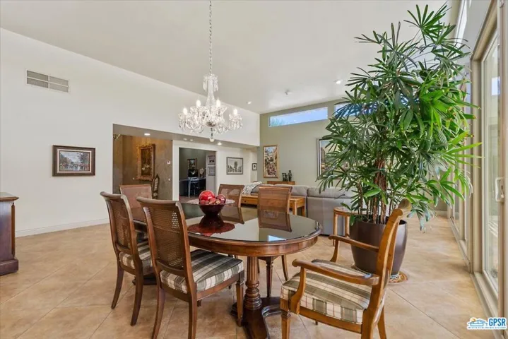 Formal dining area