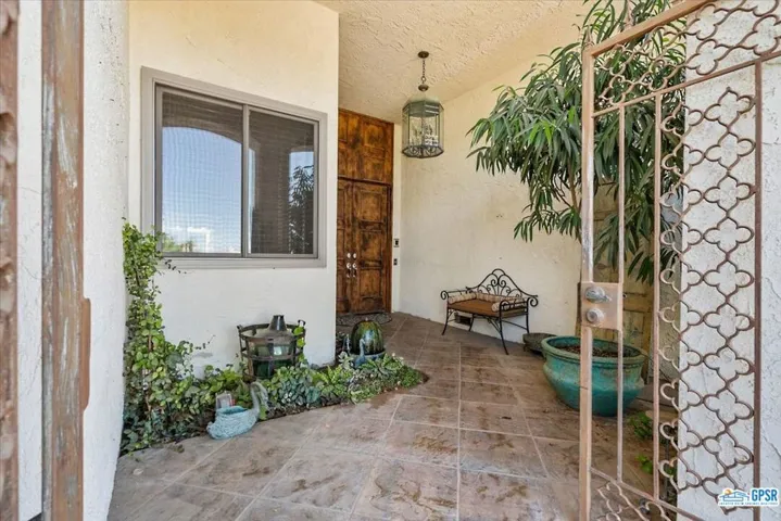 Entry courtyard