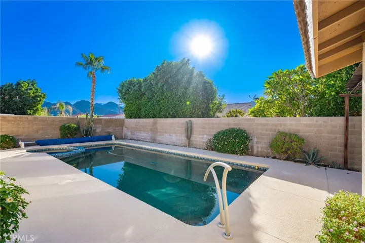 Rear Yard with Pool