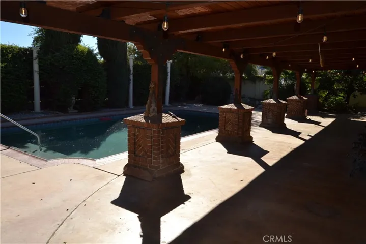 shaded patio cover