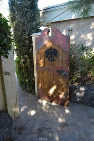 Big thick side yard access door