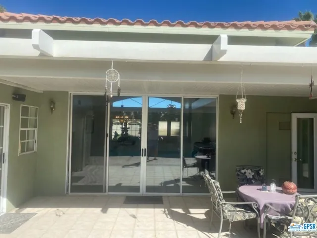 Covered patio