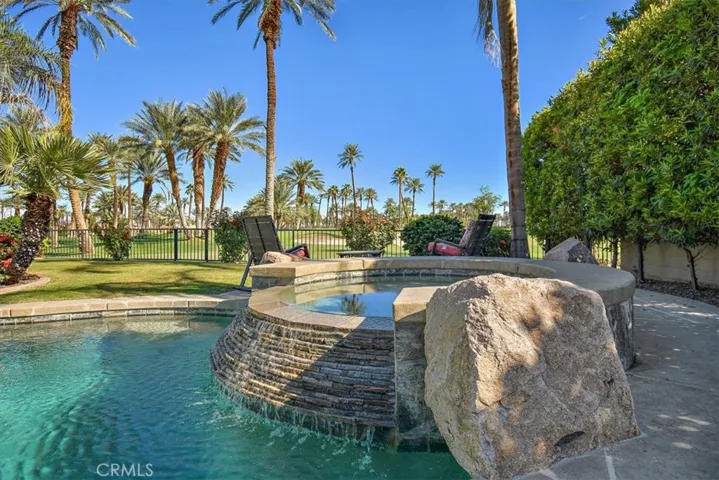 Pool, Spa and Golf Course view