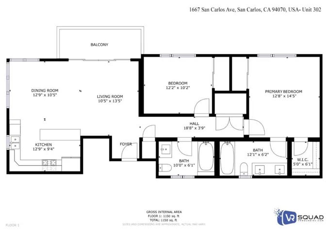 1667 San Carlos 302, San Carlos, California 94070
