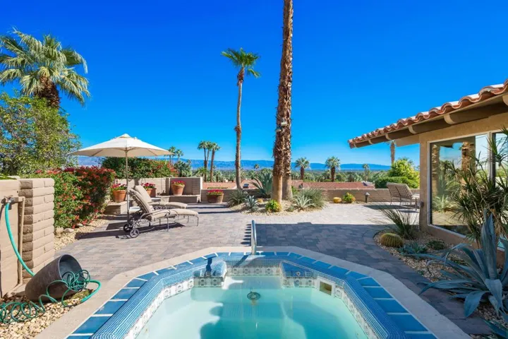Rear Patio and Spa