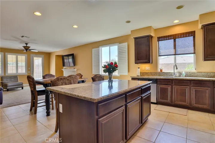 Elegant Kitchen is Open to the Living Room!