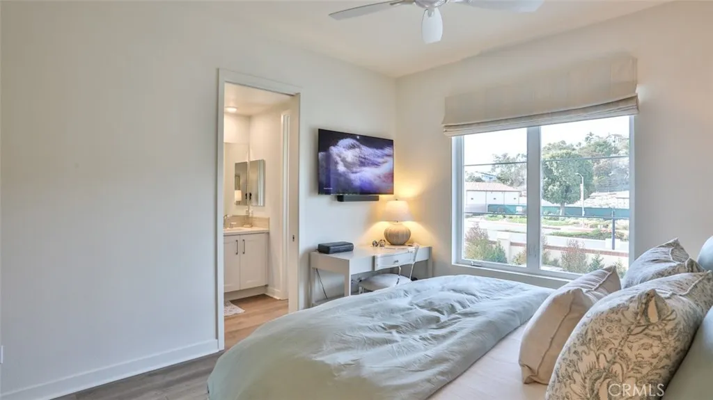 Primary suite feature walk-in closet and luxurious en-suite bath.