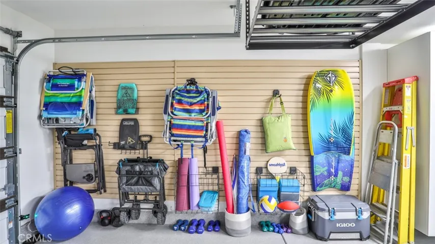 Fun gear for occupants to use.