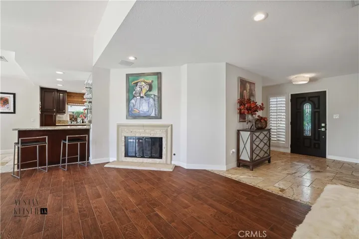 View from rear to front door