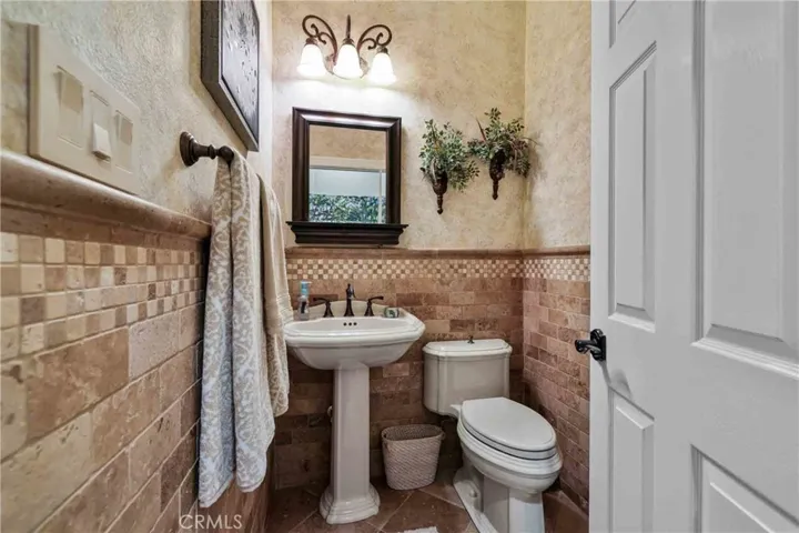 Half bathroom downstairs.
