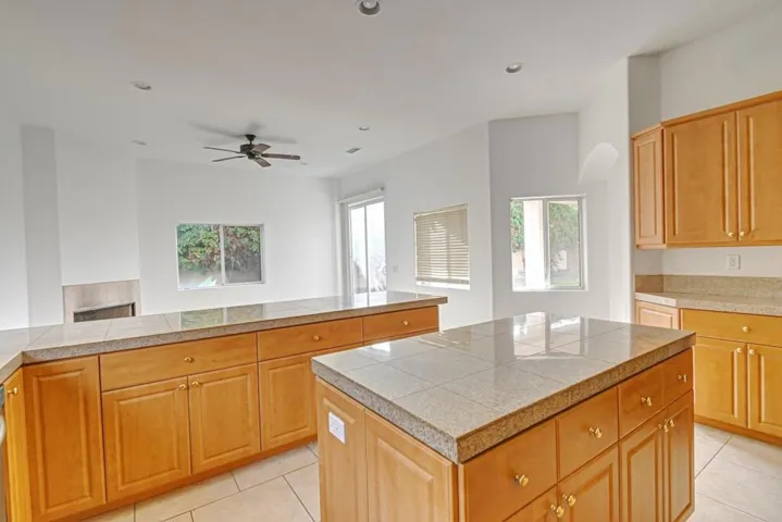 d - kitchen from island to den
