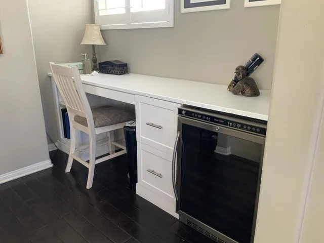 Built in desk