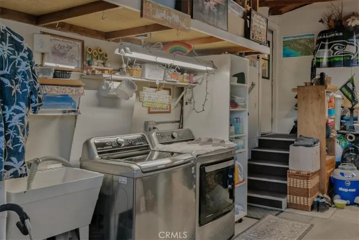 New washer/dryer in the garage