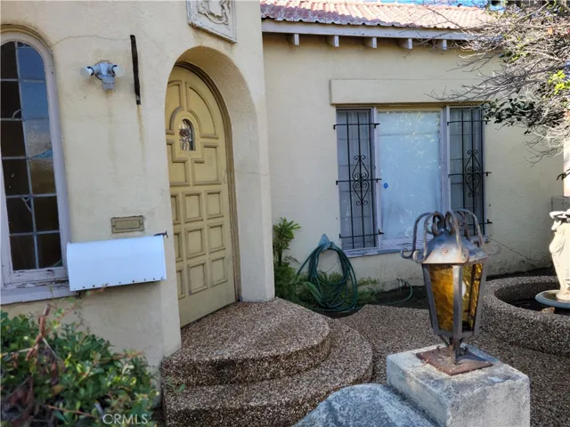 Entry courtyard