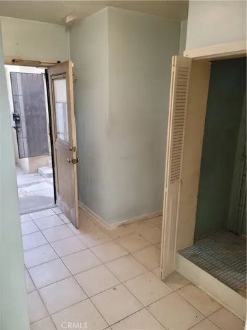 Utility room to back door of main home