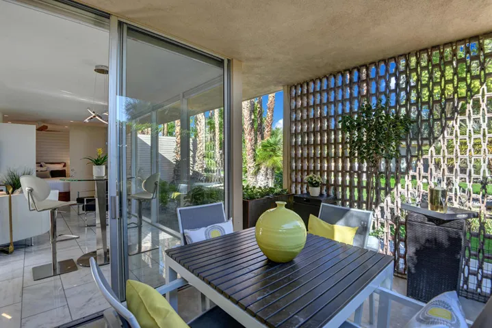 BACK DINING PATIO TO UNIT MLS
