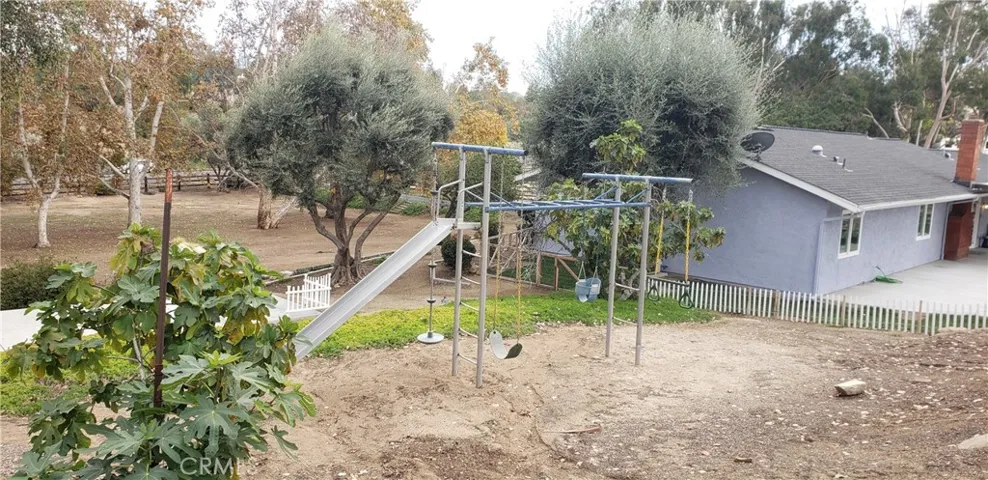 playground area on side of home
