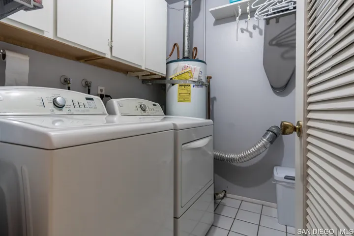 Downstairs laundry room.