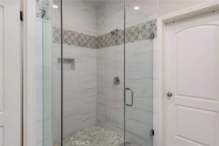 Master bath walk-in shower