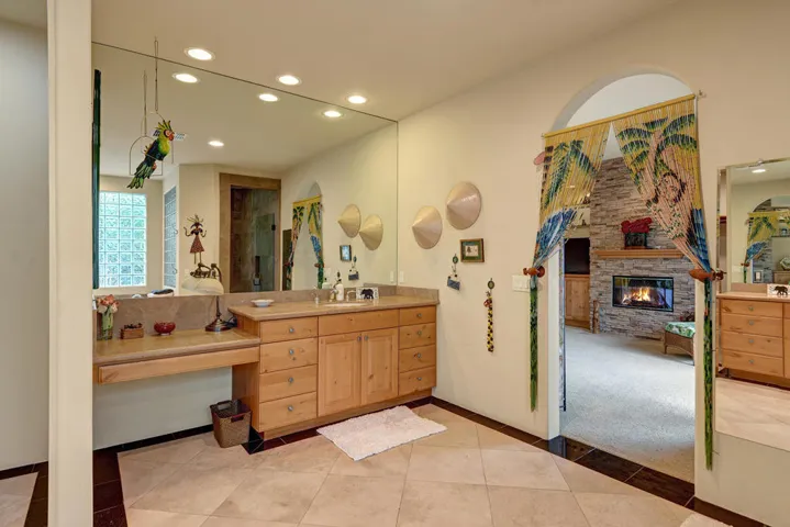PRIMARY BATH OUT TO BEDROOM FIREPLACE ML