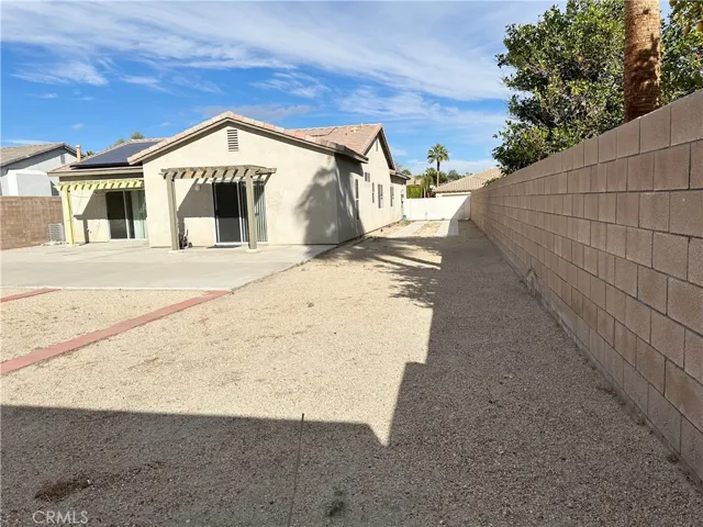 RV parking behind the gate