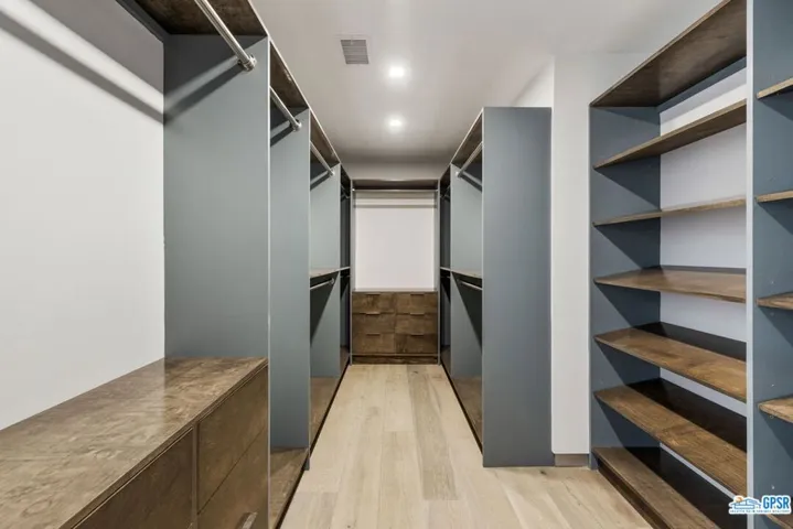 Master walk-in closet