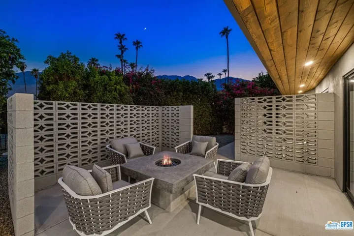 Side Patio off Living Room