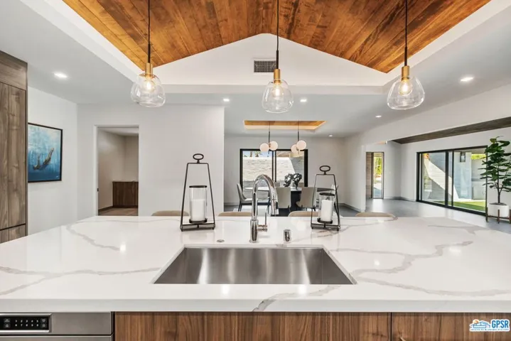 Kitchen to dining room
