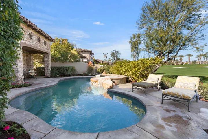 lounge by pool