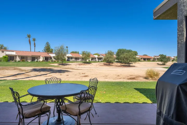Rear patio with views
