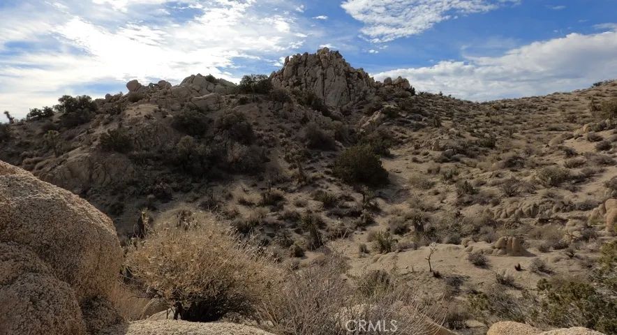 View from a boulder on the property looking south