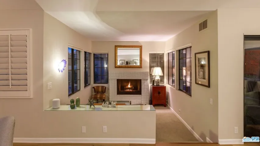 Cozy step down bonus area