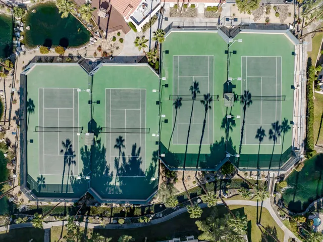 Canyon Shores Tennis Courts Arial