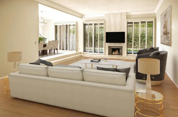 VIRTUAL STAGED LIVING ROOM