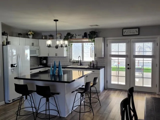 Remodeled kitchen
