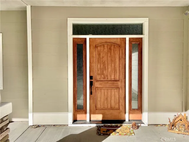 Exterior of front door