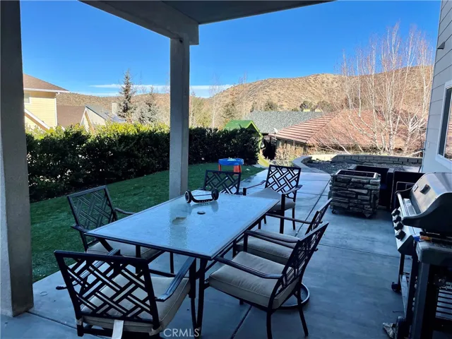Backyard patio