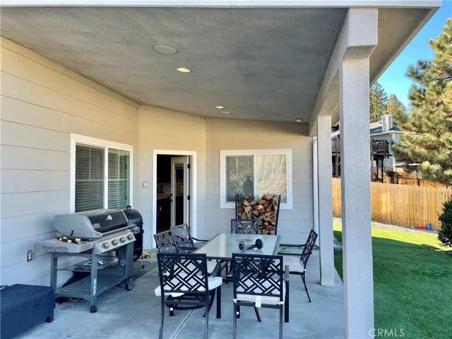 Backyard patio