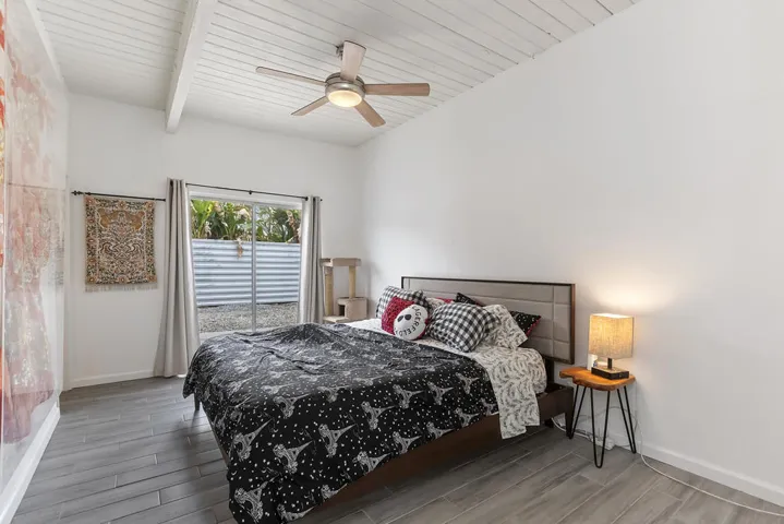 Primary Bedroom with Backyard Access