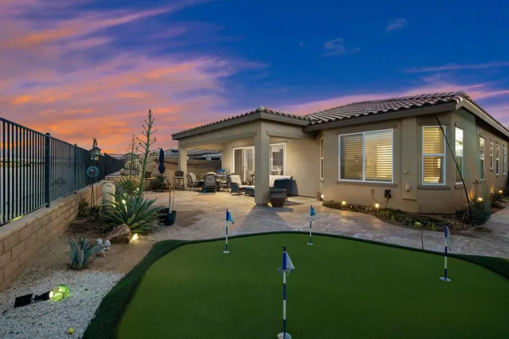 Twilight Putting Green
