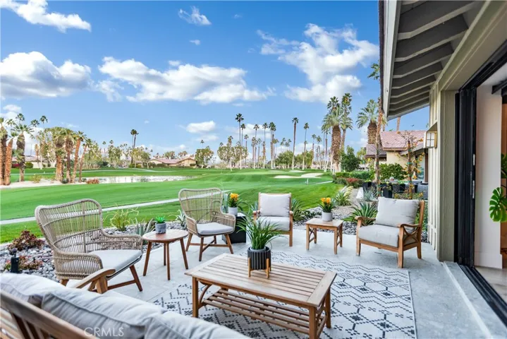 Expanded patio