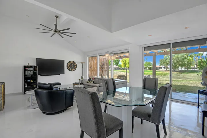 DINING TO LIVING AND BACK PATIO MLS