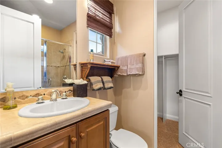 2nd Master Suite Bath #1 with shower and walk-in closet