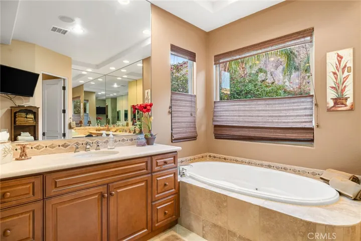 Main Master Bath and Tub