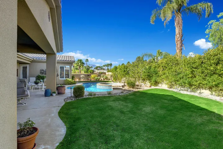 GRASS YARD TO POOL MLS