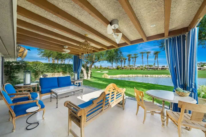 Covered back patio