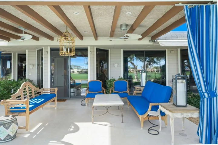 Covered back patio